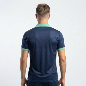 Camiseta Polo Deportiva Personalizada para Hombre, Diseño de Cuello en Contraste, Ropa Deportiva de Secado Rápido, Camisetas Polo de Poliéster al por Mayor para Hombre, Uniformes - Product Image 2