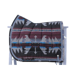 Tapis de selle de dressage et de saut respirants en polyester, personnalisables, avec doublure polaire, les plus vendus, en gros - Product Image 2