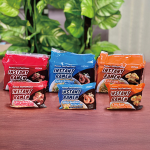 VEDAN INSTANT RAMEN - Sopa instantánea con sabor artificial a mariscos picantes - Product Image 4