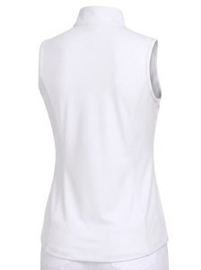 Chaleco sin mangas para mujer, con media cremallera y cuello alto, para equitación, entrenamiento y actividades al aire libre. - Product Image 3