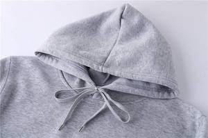 Sweat-shirts surdimensionnés pour hommes, style streetwear, effet usé, personnalisables OEM, 100% coton molletonné 330g, impression sérigraphique, motif uni - Product Image 3