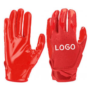 Gants de football de haute qualité, grip flexible, rembourrés, pour receveurs, entraînement, sport en plein air, protection des mains et vente en ligne. - Product Image 1