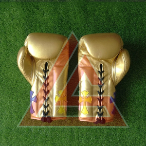 Nuevos Guantes de Boxeo Profesionales Winning Pro Fight para Adultos, Guantes de Boxeo Personalizados Chrome Heart Winning Hechos con Cuero Genuino - Product Image 6