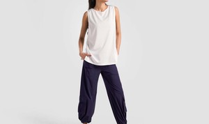 <b>Ladies</b> Activewear <b>Vest</b> Fitted Silhouette Women's Sports Tank Cotton Elastane Studio Fitness Custom Logo Supplier Factory Supply - Product Image 3
