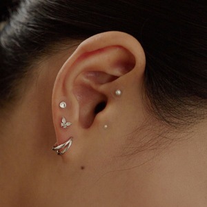 [W Island] WBL Parche Auricular Transparente de Acupresión con Joya Brillante, Resistente al Agua 72 Horas, Diseño Floral - Product Image 4