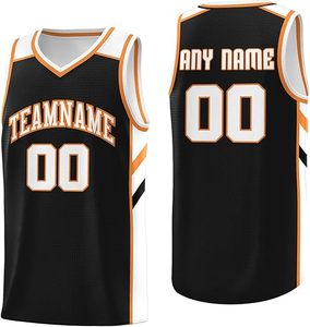 Camisetas de Baloncesto Estampadas Profesionales/ 100% Poliéster Transpirable de Secado Rápido Reversible con Nombres de Equipo Personalizados Tallas Grandes - Product Image 4
