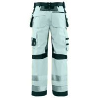 Pantalon de travail robuste pour homme, multi-poches, extensible, durable, pour la construction, les travaux mécaniques, la sécurité