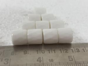 White Faceted Glass Beads 10mm Loose <b>Spacer</b> Beads for Jewelry Making Bracelet Necklace DIY Crafts - Product Image 4