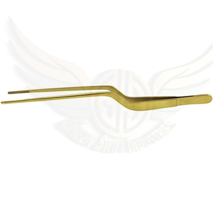 ชุดเครื่องมือแหนบโลหะสีเงินยาวทำจากสแตนเลสเกรดอาหารชุดเครื่องมือแหนบในครัวสวนสีทอง - Product Image 1