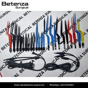 Pinzas de succión electroquirúrgicas bipolares eléctricas antiadherentes tipo bayoneta europea de 20 cm, juego de instrumentos para líquidos sanguinos y humo - Product Image 6