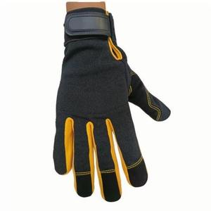 Guantes de Seguridad Multiusos de Cuero, Antideslizantes y Antivibraciones, Compatibles con Pantallas Táctiles, para Construcción y Mecánica - Product Image 4