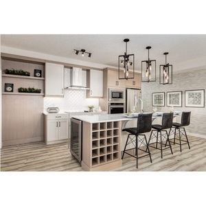 Modular Pantry Base And Wall Hanging <b>Storage</b> <b>Units</b> Custom CANA White Shaker <b>Kitchen</b> Cabinet U Shaped <b>Kitchen</b> Cabinets - Product Image 2