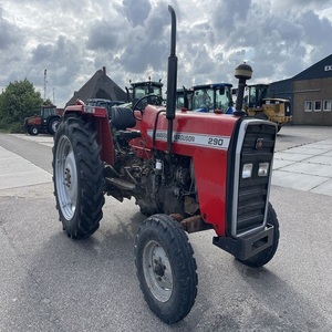 Tractor Agrícola Massey Ferguson 290 4WD de 100HP con Caja de Cambios de Ruedas y Bomba de Motor - Usado en Venta - Product Image 3
