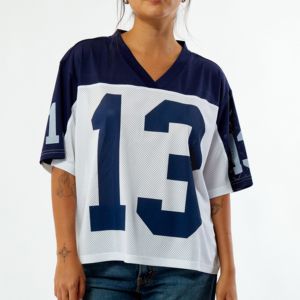 Oversized Mesh 2026 Design Cropped Boxy Fit Custom Football Jersey Shirt Personalized Retro Streetwear Soccer Jersey Men T-shirt - Product Image 3