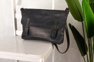 Bolso de Cuero para Portátil con Logotipo Personalizado, Estilo Militar, con Múltiples Bolsillos, Impermeable, Convertible, Portátil, Unisex - Product Image 2