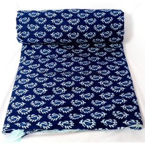 Tissu en coton indien imprimé à la main, magnifique impression au bloc artisanal par Robe Cotton Textile Fabrics, tissus en coton imprimé pour vêtements féminins - Product Image 3