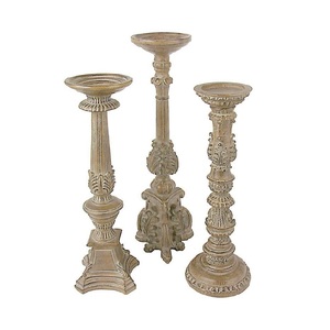 Porte-bougie en bois rustique fait main, décoration d'intérieur, centre de table pour salon, salle à manger, chambre et bureau - Product Image 6