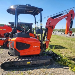 รถขุดขนาดเล็กคุณภาพสูง Kubota U17-5 พร้อมมอเตอร์กำลังสูง กล่องเกียร์ ชิ้นส่วนเครื่องยนต์ และระบบสวิงท้าย - Product Image 5
