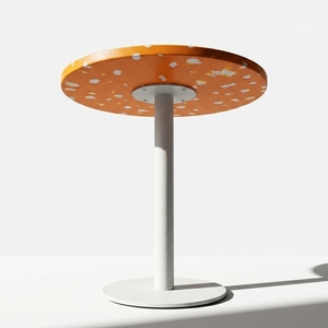 Mesa de Comedor de Plástico Reciclado, Diseño Moderno, Impermeable, Duradera, Ecológica, Apilable, para Uso en Exteriores, Sala de Estar, Hotel, Restaurante - Product Image 4