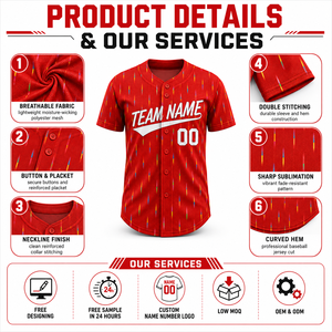 Uniforme de Béisbol Escolar Personalizado para Jóvenes Estudiantes, con Botones, Nombre y Número Personalizados, Fabricante Mayorista - Product Image 4
