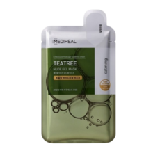 Maschera in Gel Mediheal Tea Tree Nude, 10 Fogli, 126893, Trattamento per Acne del Viso, Ingredienti Naturali, 1 Unità Scontata, 10 Pezzi - Product Image 1