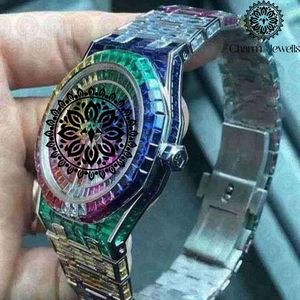 Montre de luxe Charm_Jewells en acier inoxydable, boîtier carré 40 mm, cadran analogique, verre saphir, lumineuse, unisexe, mécanique, tendance - Product Image 1