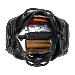 <b>Holdall</b> Weekender <b>Men</b> <b>Leather</b> Duffle Bag Gym Weekender Travel Bag for <b>Men</b> Duffle Overnight Bag - Product Image 6