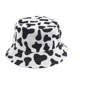 Chapeau Bob Unisexe à Motif Vache, Tissu Jersey 100% Polyester, Taille Ajustable 56-58CM, Idéal Printemps-Été - Product Image 6