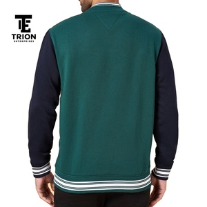 Chaqueta Varsity de Manga Larga con Cuello Alto para Hombre, Invierno, Lana y Lona, para Adultos, Venta al Por Mayor, Precio Bajo, Fabricantes, Mejor Calidad - Product Image 3