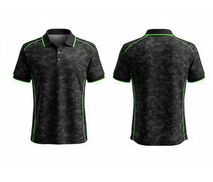 High Quality Custom Sublimation Polo Shirt with Fast Delivery Durable Stitching for Men Women Youth Quick-Dry Dry-Fit Active Pol - Product Image 4