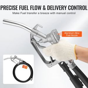 Pompa Elettrica Portatile per Trasferimento Diesel 12V/24V/3V DC 5.3 GPM 1/10 HP con Spegnimento Automatico e Ugello per Carburante con Ingresso Lungo - Product Image 5