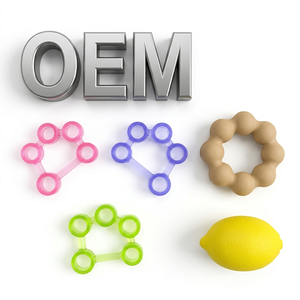 OEM ODM ไต้หวัน ผลิตภัณฑ์ฝึกความแข็งแรงของกล้ามเนื้อมือแบบขยายนิ้วมือ ผลิตตามสั่ง วัสดุ TPR ทนทาน น้ำหนักเบา 2 ชิ้น - Product Image 1