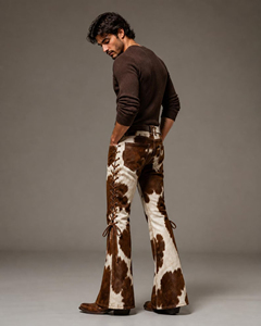Pantalones de Motociclista de Cuero Vacuno Auténtico, Ropa de Motociclismo Premium, Pantalones para Hombre - Product Image 4