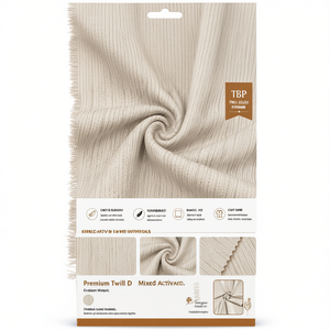 Tissu mélangé twill de qualité supérieure D - Product Image 1