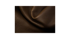 Cuir de vache véritable écologique, grain uni brun, épaisseur 0,8-1,2 mm, pour travaux manuels - Product Image 4