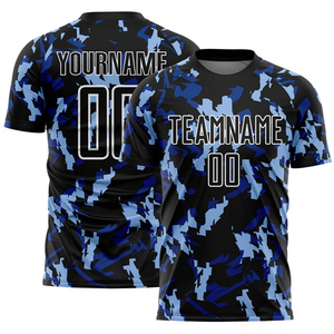 Tenue de football camouflage personnalisable avec nom et numéro, en polyester 240 GSM anti-humidité - Product Image 3