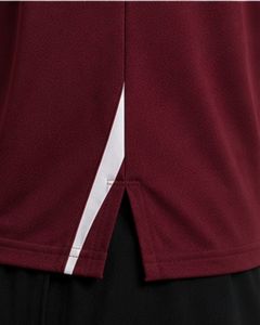 Maroon And <b>White</b> Men Performance T Shirt Short Sleeve Athletic Sports Jersey Quick Dry Breathable Gym Training Custom Team Wear - Product Image 6