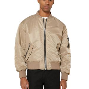 Blouson Bomber en Polyester de Haute Qualité avec Col Zippé, Veste de Baseball Décontractée avec Broderie de Patchs, Blouson Aviateur Personnalisable avec Votre Design - Product Image 5