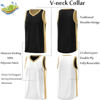 Maillot de basketball 2026 pour hommes et femmes, bleu et blanc, en mesh, sans manches, col en V, sublimé, anti-humidité, été, écologique, séchage rapide