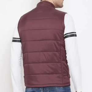 Gilet matelassé sans manches personnalisé de haute qualité, gilet rembourré avec logo, vente en gros, coupe-vent, fermeture éclair, chauffe-corps, gilet en duvet pour femme - Product Image 2