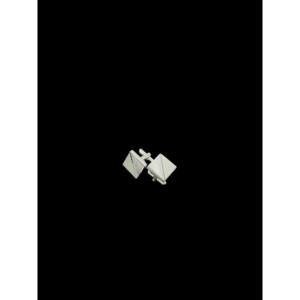 Premium <b>Silver</b> Square Cufflinks for Men Minimalist Formal Shirt Accessories | Wedding Business Gift OEM Wholesale Export India - Product Image 1