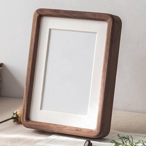 Home Decor Personalized Gifts Mini <b>Small</b> Table-top Premium Solid Teak Walnut Wooden Photo <b>Frame</b> Wood <b>Picture</b> <b>Frame</b> - Product Image 4