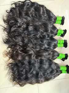 Cheveux humains vierges non traités 10A Deep Wave, mèches de cheveux indiens ombrés, extensions de cheveux alignées sur les cuticules, provenant d'un fournisseur indien - Product Image 3