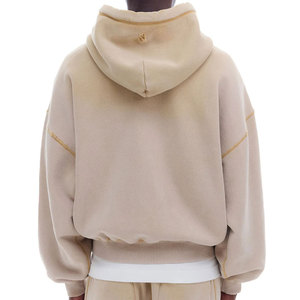 Sudaderas con Capucha para Hombre, Personalizadas, 100% Algodón, Forro Polar, Diseño con Bolsillo, Invierno, Gruesas, Alta Calidad - Product Image 3