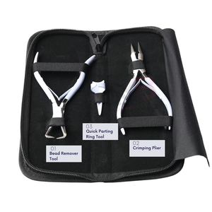 Pince à ouvrir/fermer commerciale en acier inoxydable MAGMA BEAUTY personnalisée, la plus vendue, de qualité supérieure, pour extensions capillaires et micro-anneaux - Product Image 4