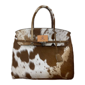 Cowhide Leather Women's Luxury Handbag Genuine Leather Lining Durable Fittings Large Capacity Cross-Body Strap-Hot Sale - Product Image 1