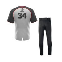 Uniforme de baseball classique, unique, nouveau design, respirant, 100% polyester, avec couleurs et noms d'équipe personnalisables, séchage rapide, vente en gros