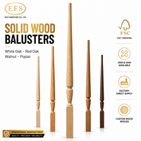 Balustre en pin massif de 34 pouces, garde-corps d'escalier en bois massif, design moderne, écologique, peignable pour appartement, balcon, villa, escalier