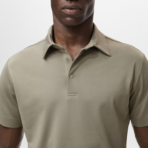 Chemise décontractée de luxe pour homme en coton tricoté respirant, qualité supérieure, manches courtes, personnalisable, service OEM en gros - Product Image 3