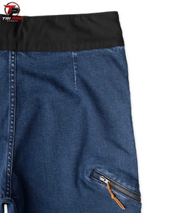 <b>Men's</b> Denim <b>Work</b> <b>Jeans</b> Zipper Pocket Knee Patch Straight Leg Button Fly Casual Utility Trousers Demin Pant 2026 - Product Image 4